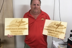 Laser-engraved-wooden-promotional item, Laser Mafia, Vero-Beach