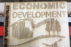 Laser-engraved-wooden-promotional item, Laser Mafia, Vero-Beach