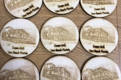 Laser-engraved-wooden-promotional item, Laser Mafia, Vero-Beach